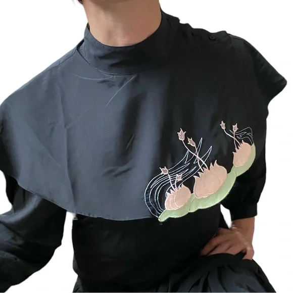 Vintage Sue Wong Ruffle Dress - Picture 9 of 15